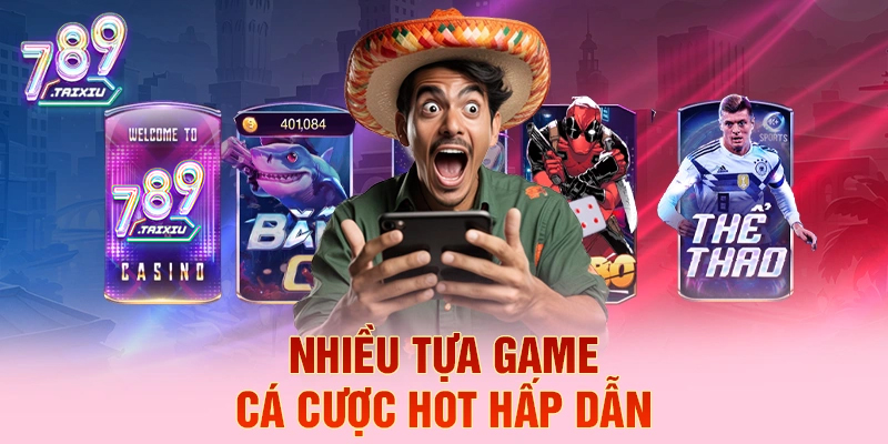 Các tựa game cá cược hấp dẫn tại uk88